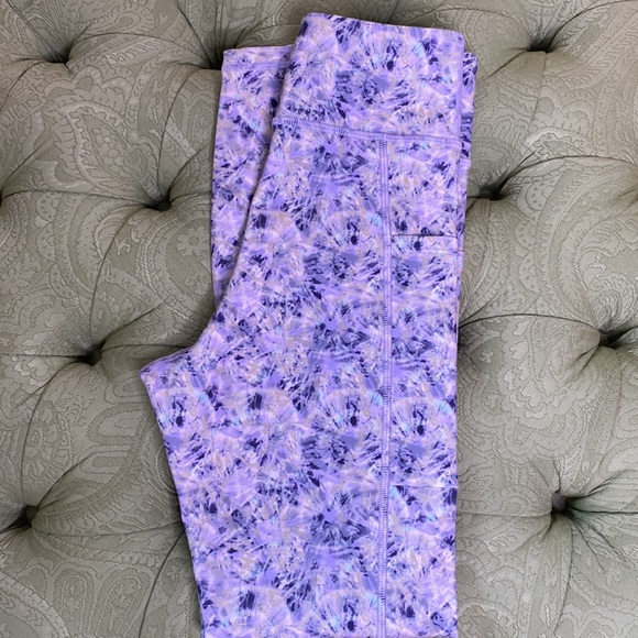 Johnny Was Calme Size XS Leggings Purple Starburst NWT Retail $149 - Picture 10 of 11